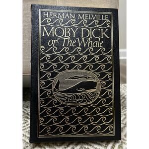 1977 Gold Herman Melville Moby Dick Or The Whale Book Easton Press Collectors Ed